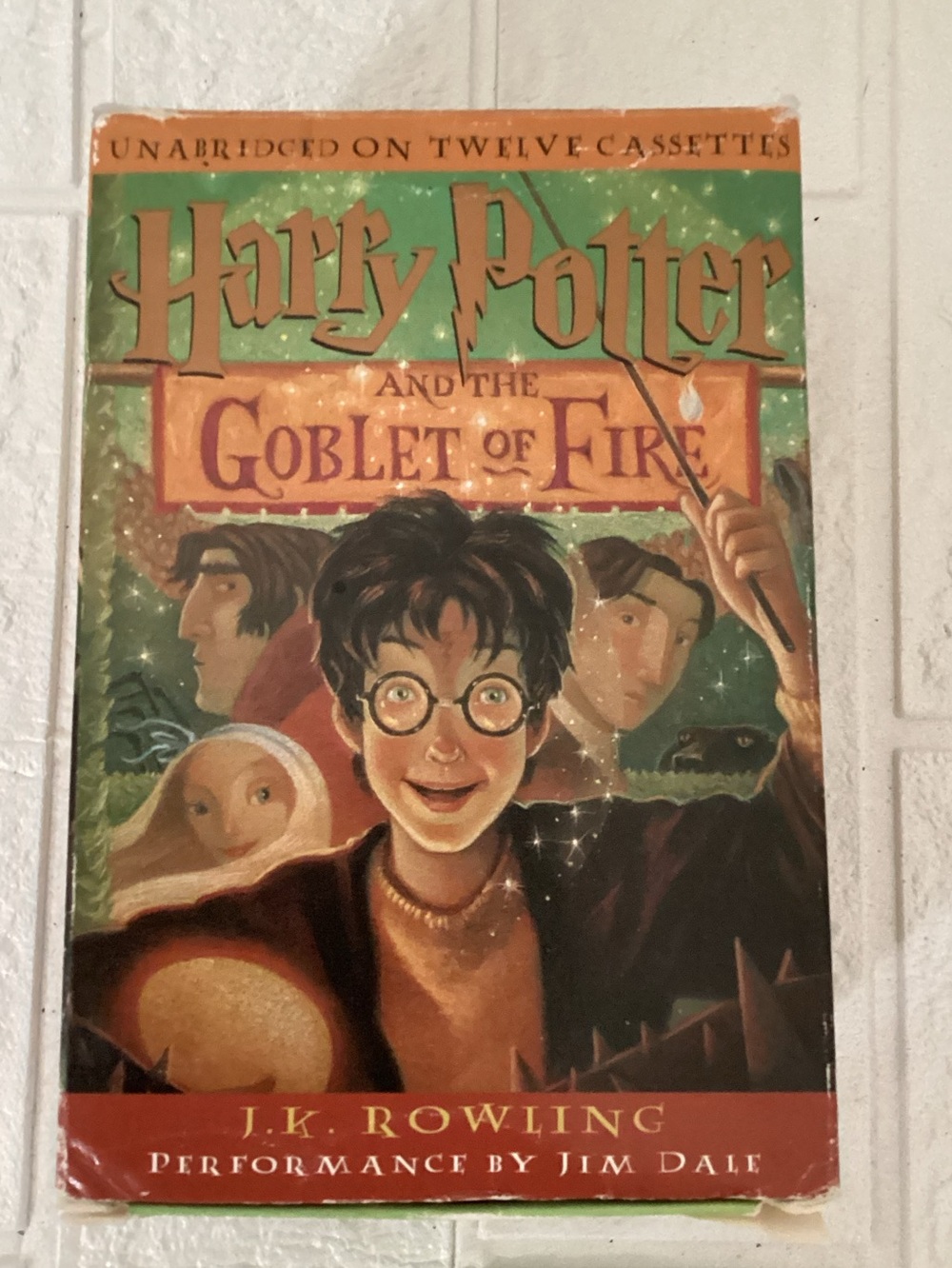 12 Audio Cassettes Harry Potter and the Goblet of Fire By J. K.Rowling VG